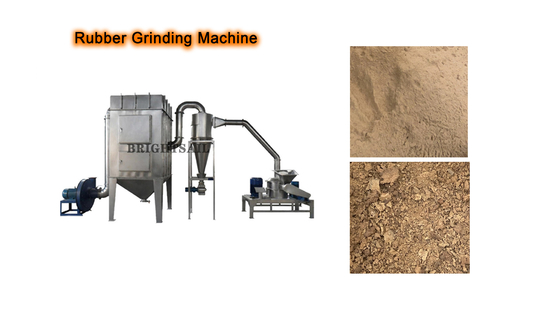 스테인리스 스틸 고무 입자 분말기 SUS304 2500 Mesh 100 - 4000 kg/H