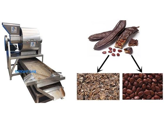 Carob 청소 씨 분리 기계 고능률 Hr 수용량 당 500 Kg